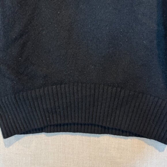 NAP Yak Wool Blend Black Turtleneck Sweater Cozy Luxury Knit Women's - Picture 3 of 7